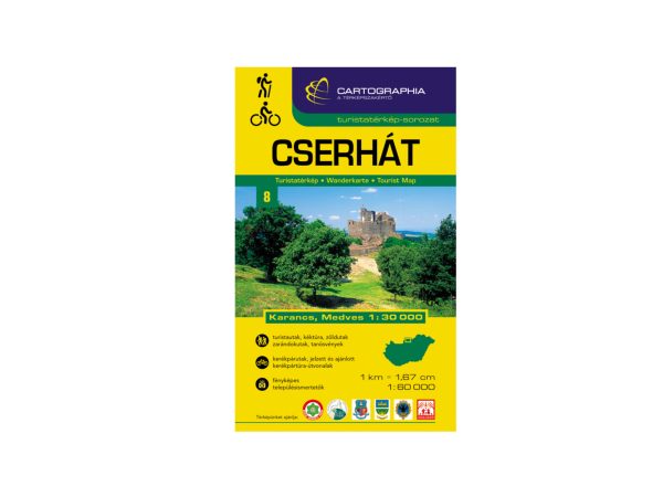 Cserhát turistatérkép